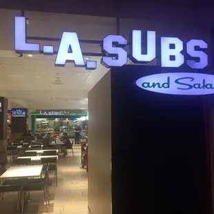 Food court entrance.