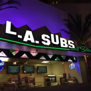 sushi and sashimi, outside