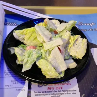 Side Caesar salad.