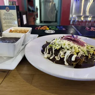 Mole Enchiladas