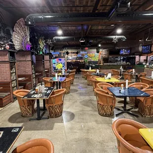 Interior seating area