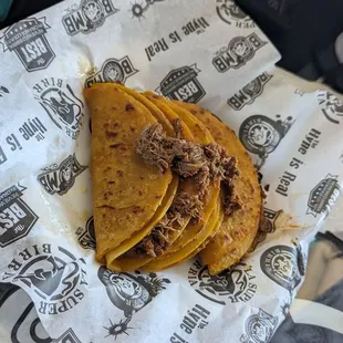 Dorados (3 birrias crispy tacos)