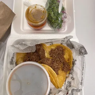 Taco Tuesday with added consome
