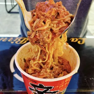 Birriamen - Ramen cooked with our savory beef and unique flavors.
