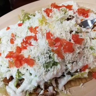 Huarache al pastor