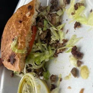 Torta de asada. It was delicious and filling