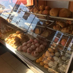 a variety of baked goods