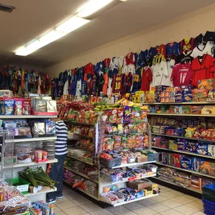 the inside of a grocery store