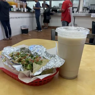 Tacos and Horchata