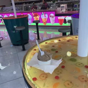 Chocolate ice cream.