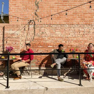 Event in the courtyard