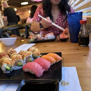 sushi and sashimi, food, sushi, sashimi