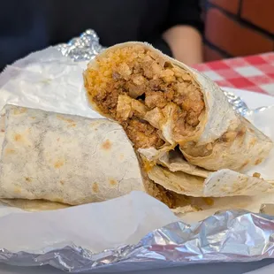 Al pastor burrito
