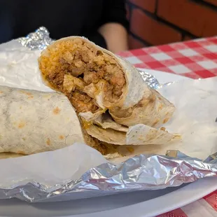 Al pastor burrito