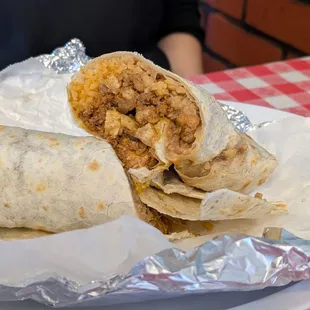 Al pastor burrito