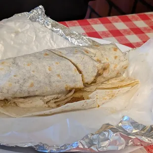 Al pastor burrito