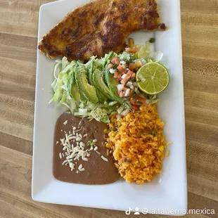 milanesa de pollo