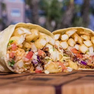 California Burrito with Al Pastor &amp; Green Salsa