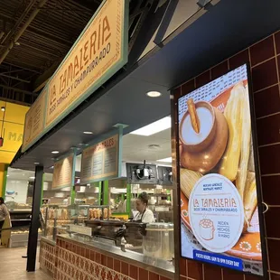 the interior of a restaurant