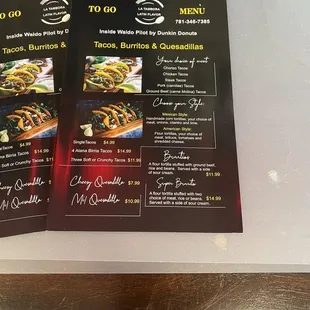To go menu