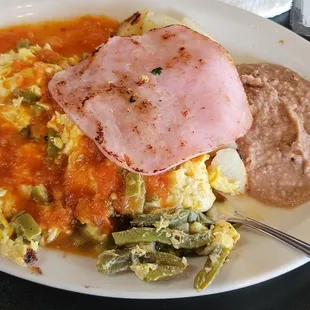 Huevos Rancheros with Cactus