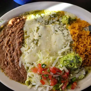 Cheese Enchiladas with Green Sauce