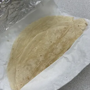 Side of flour tortillas