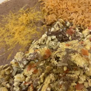 Machaca plate - so delicious!