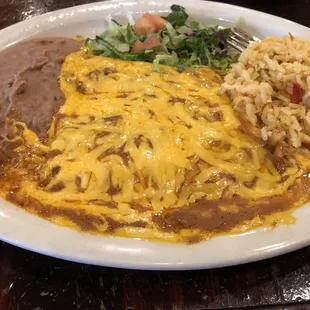 Delicious cheese enchiladas