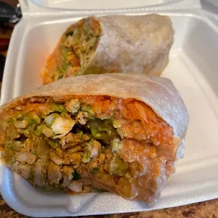 Chicken Burrito (dry)