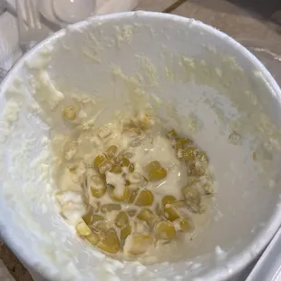 Another already tampered item is the corn in a cup with mayo and cheese !!!...Babi gave the A-OK so I guess it was awesome !!