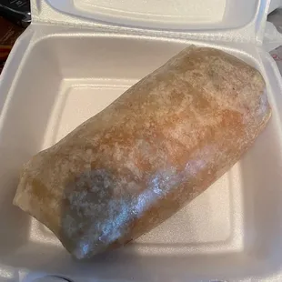Chicken Burrito (dry)