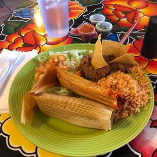 Tamale Lunch Plate