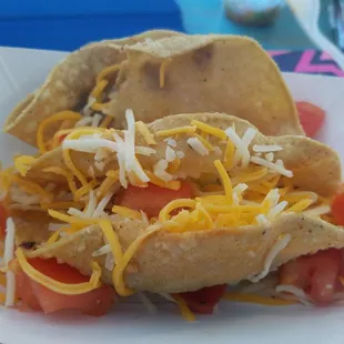 The special 2 tacos de picadillo &amp; soup for $3.50 was yummy