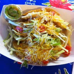 Potato tacos dorados, .59 cents a piece