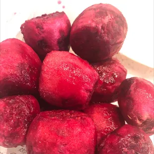 Fresh cut cactus pear red super sweet and already peeled!