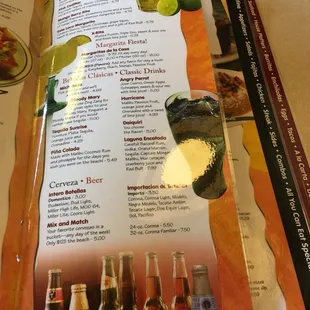 the menu