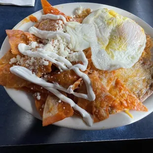 Chilaquiles rojos