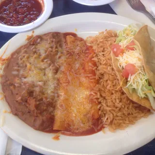 Cheese Enchilada Combo