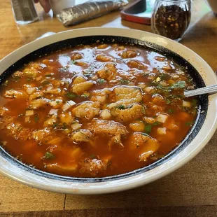 Large menudo $13.99