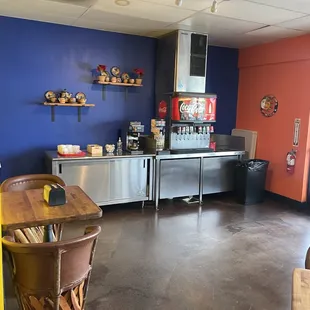 a view of the kitchen