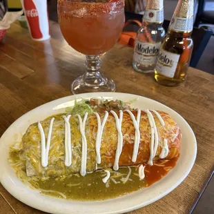 Chicken Wet Burrito