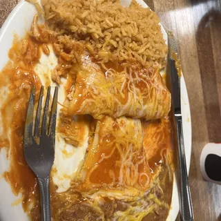 Two Enchilada Combo - Meat
