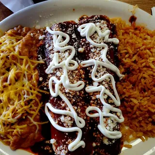 Chicken Mole Enchiladas