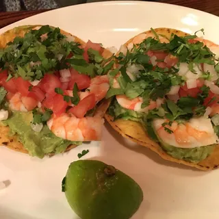 Tostada de Camarones