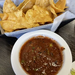 Complimentary chips/ salsa