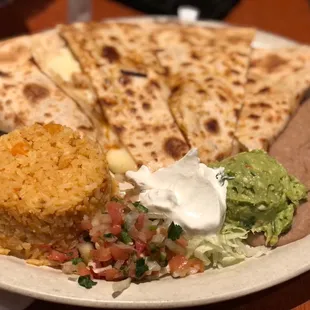 Shrimp quesadilla