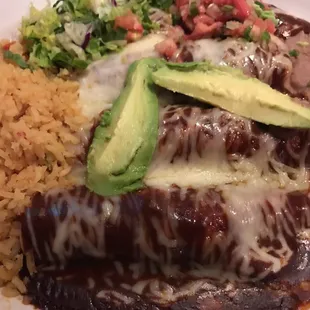 Chicken Mole Enchiladas