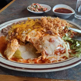 Inside of the Chile Relleno