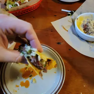 Brisket taco